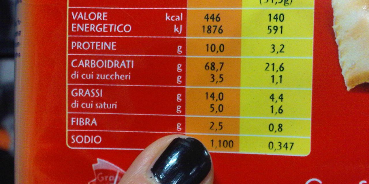 IL 75% DEI CONSUMATORI ITALIANI LEGGE LE ETICHETTE